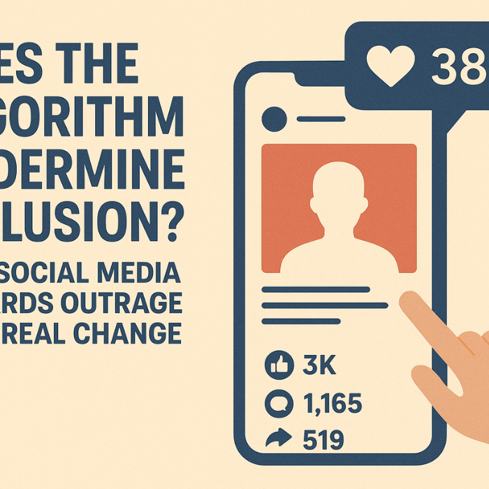 Does the Algorithm Undermine Inclusion? Why Social Media Rewards Outrage Over Real Change