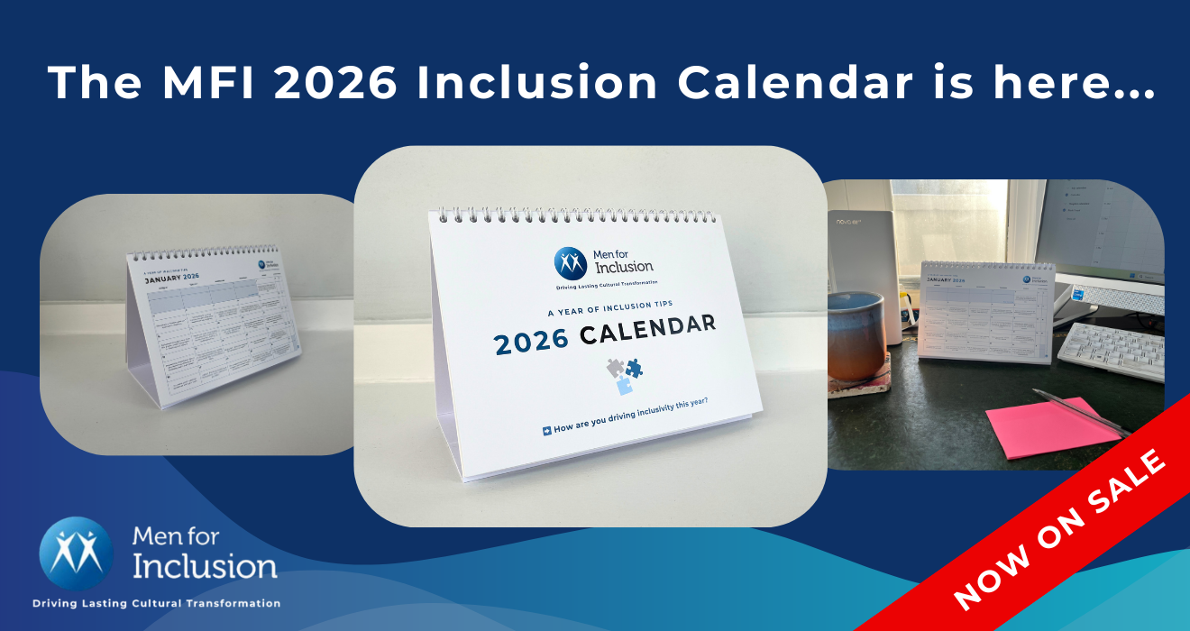 NEW: 2026 Men for Inclusion Calendar – Now Available to Order!