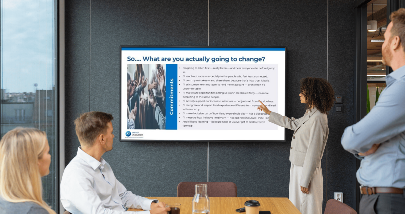 10 Leadership Commitments That Transform Culture: What Men for Inclusion Workshops Reveal