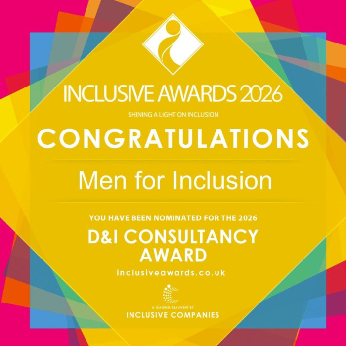 Men for Inclusion Nominated for D&I Consultancy Award at The Inclusive Awards 2026